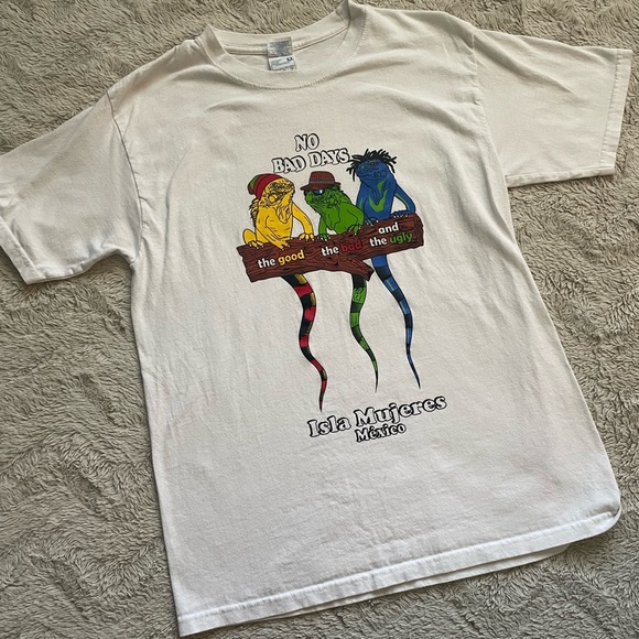 Vintage style Isla Mujeres The good the bad and the ugly tee - Picture 2 of 3